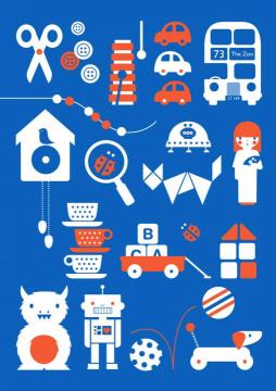 Toys Artwork by Dicky Bird