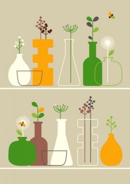 Vases Artwork by Dicky Bird