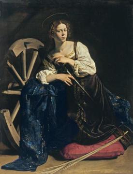 Saint Catherine Of Alexandria Artwork by Caravaggio