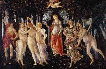 La Primavera (spring) Artwork by Sandro Botticelli