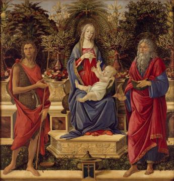 Madonna With Saints Artwork by Sandro Botticelli