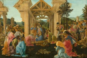 The Adoration of the Magi Artwork by Sandro Botticelli