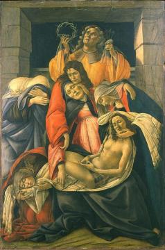 The Lamentation over the Dead Christ Artwork by Sandro Botticelli