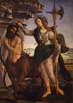Pallas and the Centaur Artwork by Sandro Botticelli