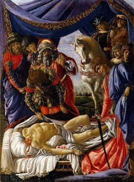 La scoperta del cadavere di Oloferne e Il ritorno di Giuditta Artwork by Sandro Botticelli