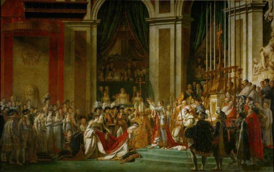 Consecration Of The Emperor Napoleon I And Coronation Of The Empress Josephine Artwork by Jacques Louis David