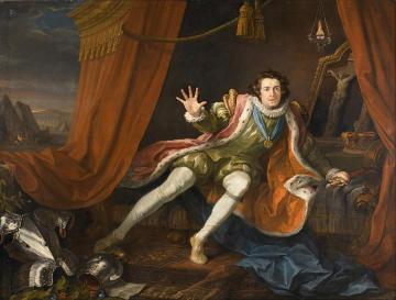 David Garrick as Richard III Artwork by William Hogarth