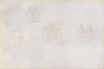 Drawings for Dante's Divine Comedy (Purgatorio 17) Artwork by Sandro Botticelli