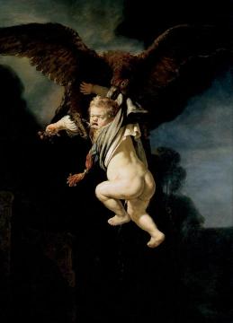 The Abduction of Ganymede Artwork by Rembrandt van Rijn