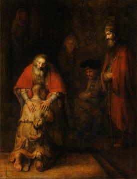 The Return Of The Prodigal Son Artwork by Rembrandt van Rijn