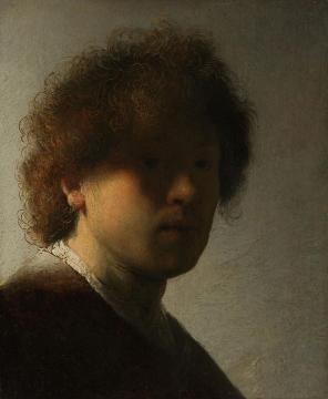 Self portrait Artwork by Rembrandt van Rijn