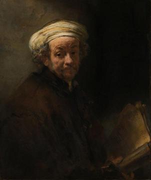 Self portrait as the apostle Paul Artwork by Rembrandt van Rijn