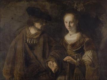 The Betrothal Artwork by Rembrandt van Rijn