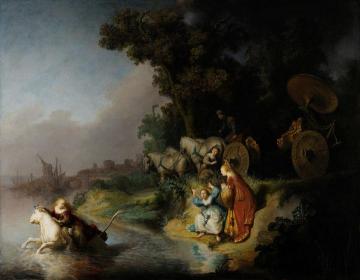 The abduction of Europa Artwork by Rembrandt van Rijn