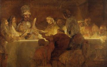 The Conspiracy of the Batavians under Claudius Civilis Artwork by Rembrandt van Rijn