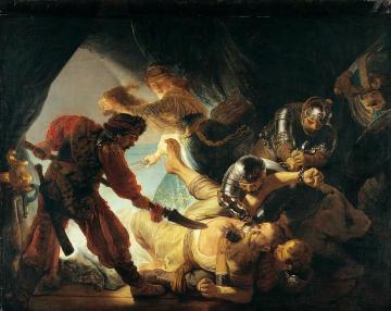 The Blinding Of Samson Artwork by Rembrandt van Rijn