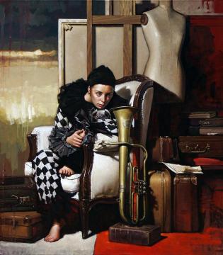 Musa arlequin Artwork by Diego Dayer