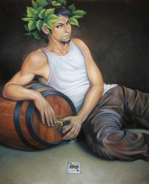 Crowned in green Artwork by Fran Recacha