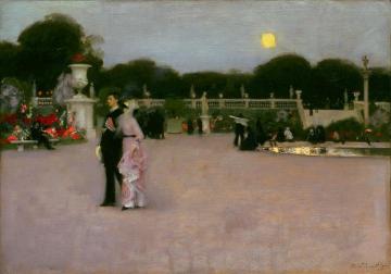 In The Luxembourg Gardens Artwork by John Singer Sargent
