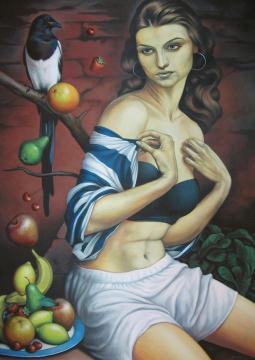 Gypsy magic eyes Artwork by Fran Recacha