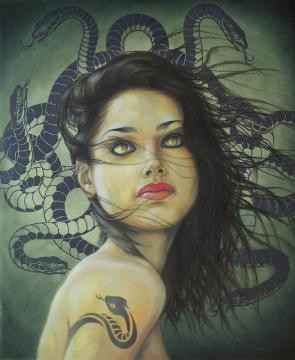 Medusa Artwork by Fran Recacha