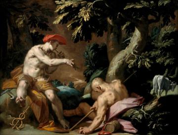 Mercury, Argus And Io Artwork by Abraham Bloemaert
