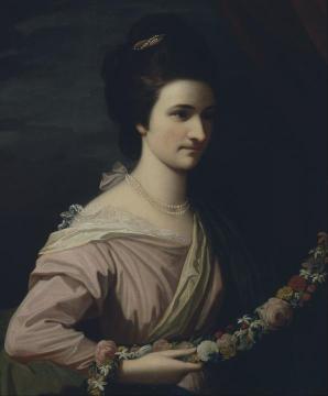 Miss Elizabeth Milward Artwork by Benjamin West
