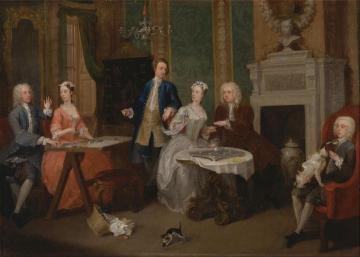 Portrait Of A Family Artwork by William Hogarth