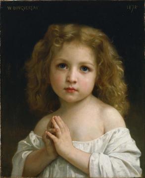 Little Girl Artwork by William Adolphe Bouguereau