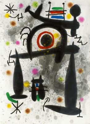 Le Miroir De L'homme Par Les Betes. Paris, Maeght, 1972 I Artwork by Joan Miró
