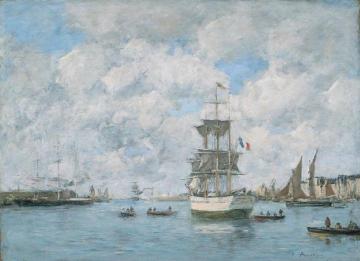 Port of Le Havre Artwork by Eugène-Louis Boudin