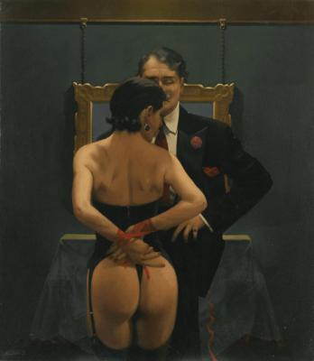 Scarlet Ribbons, Lovely Ribbons Artwork by Jack Vettriano