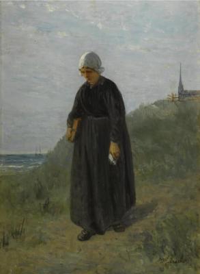 Walking Home Artwork by Jozef Israels