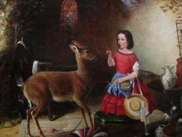 I took photo of The Reprimand Artwork by Arthur Fitzwilliam Tait