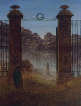The Cemetery Entrance Artwork by Caspar David Friedrich