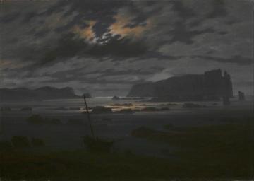 Northern Sea In The Moonlight Artwork by Caspar David Friedrich