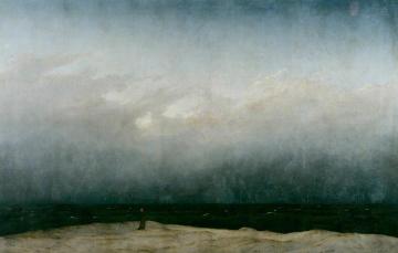 The Monk By The Sea Artwork by Caspar David Friedrich