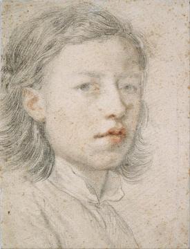 Youthful Self-Portrait Artwork by Anton Raphael Mengs