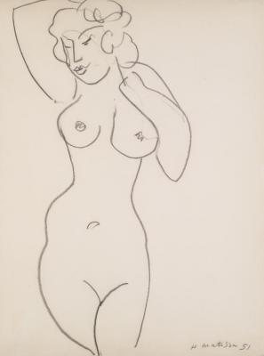 Nu Debout Artwork by Henri Matisse