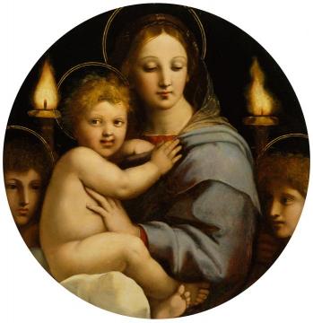 Madonna of the Candelabra Artwork by Raphael