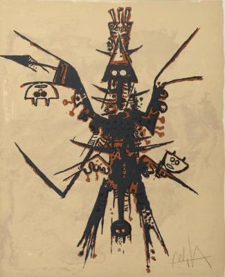 L'emerveille Merveilleux. Hommage A Joan Miro. Paris, Le Vent D'arles, 1973 Artwork by Joan Miró