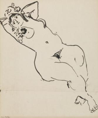 Jeune Femme Nue Allongee Artwork by Henri Matisse