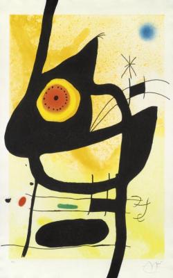 La Femme Des Sables Artwork by Joan Miró