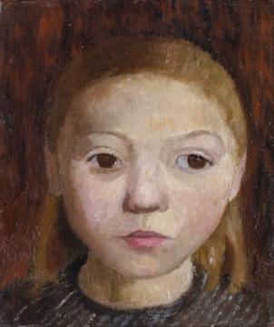 Head of a Girl(1906) Artwork by Paula Modersohn-Becker