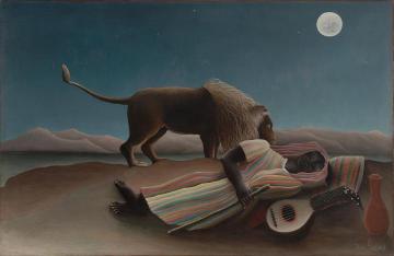 Sleeping Gypsy Artwork by Henri Rousseau