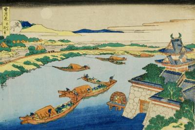 Yodogawa(from Setsugekka),1832 Artwork by Katsushika Hokusai