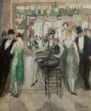 At The Bar Artwork by Jean Louis Marcel Cosson
