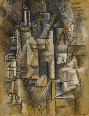 Bottles And Glasses Artwork by Pablo Picasso