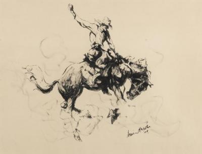 Riding The Airlanes, 1949 Artwork by Armin Hansen