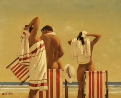 Bathers Artwork by Jack Vettriano